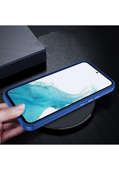 Samsung Galaxy Uyumlu A04S Kılıf Renkli Kenar Arkası Şeffaf Flora Silikon Kılıf