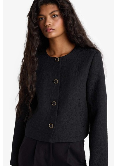 Defacto Regular Fit Blazer Ceket F9130ax25wnbk81 Siyah