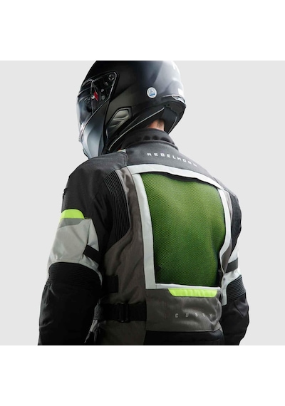 Rebelhorn Cubby V Kışlık Motosiklet Montu Gri - Sarı - Siyah 75067