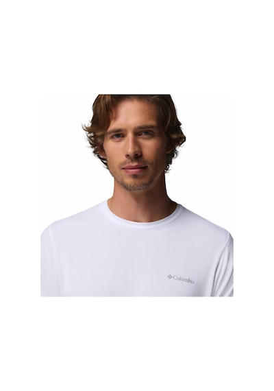 Columbia Zero Rules Lıght Ss Crew Erkek Beyaz Teknik Kısa Kollu T-shirt Ao2717-100