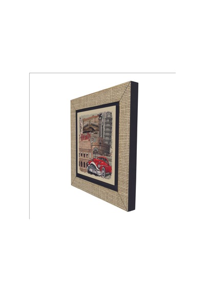 İtalya Görseli Baskılı Mdf Magnet 7x7 249