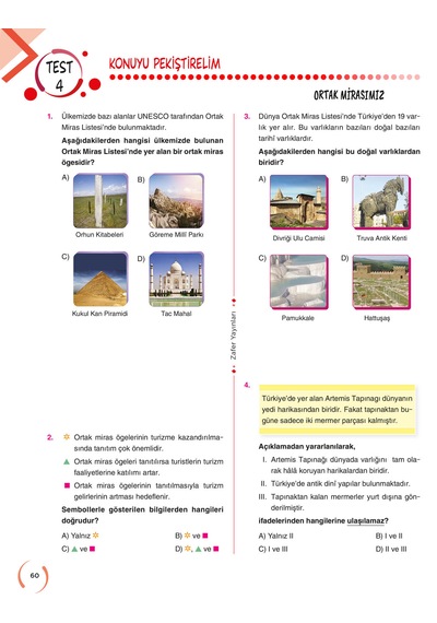 5. Sınıf Sosyal Bilgiler Soru Bankası Fasikül Seti
