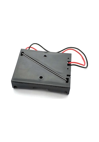 3'Lü Aa Kalem Pil Kutusu Yuvası 4.5V Kablolu Kalem Pil Tutucu