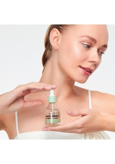 Niacinakarın Bölgesi%10 Ve Hyalüronik Asit Cilt Gözenek Sıkılaştırıcı Cilt Bariyeri Güçlendirici Serum, 30 M