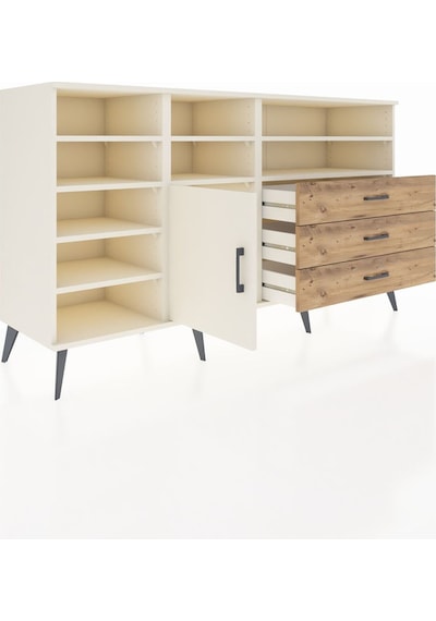 Kronos Konsol 8 Raflı 3 Çekmeceli Tek Kapaklı 176x59x99 Aytaşı-a Aytaşı-aytaşı/çam Kronos Konsol 8 Raflı 3 Çekmeceli Tek Kapaklı 176x59x99 Aytaşı-a Aytaşı-aytaşı/çam
