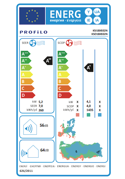 Profilo KSX18XB32N A++ 18.000 BTU Duvar Tipi Klima