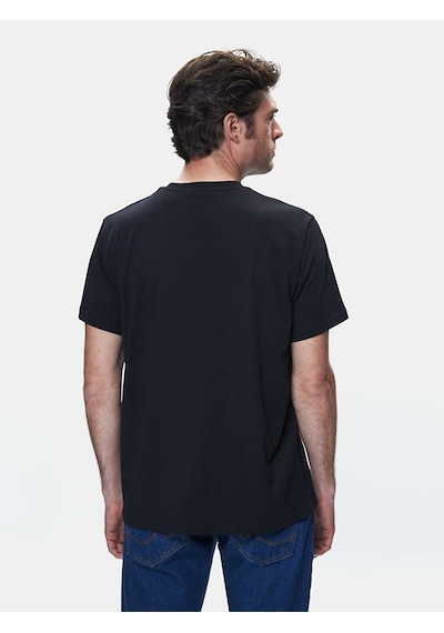 Ltb Baskılı Erkek T-shirt 01225842716089 200 - Siyah