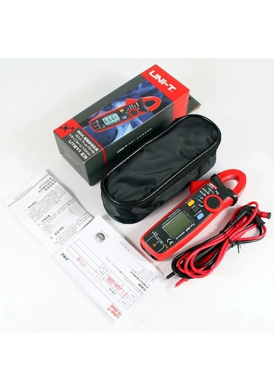 Ut211b Ac/dc 60a Mini Digital Clamp Meters True Rms Ammeter Multimeter Vfc/ncv/resistance/capacitance Test, Lcd