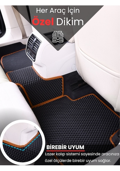 Ford Connect 2013-2023 Uyumlu Eva Paspas Tam Set Araca Özel,su Geçirmez,kolay Montaj 404