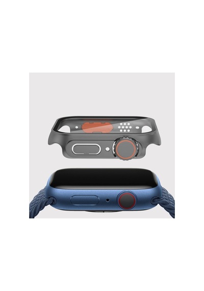 Apple Watch 7-8 45mm Saatinizi Watch Ultra 49mm Görünümüne Dönüştürücü 360 Kasa Ve Ekran Koruyucu