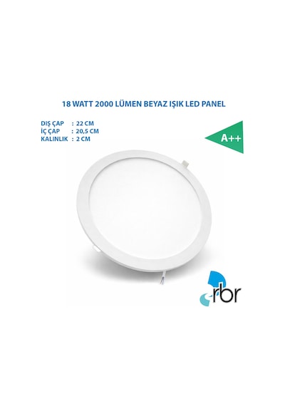 18 Watt Sıva Altı Led Panel Aydınlatma Beyaz Işık Enerji Tasarruflu Sıva Altı, Tavan Armatürü