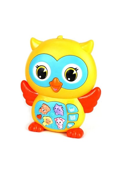 Sevimli Baykuş Piyanolu Bebek Oyuncağı - Işıklı Sesli Müzikli Eğitici 3 Mod & Hayvan Sesli