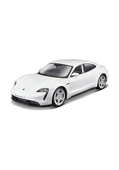 Speed Icons 1:64 Porsche Taycan Turbo S Beyaz Renksiz