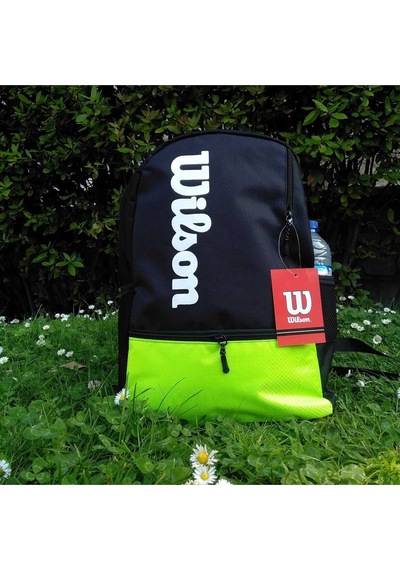 Shopiolog Wilson Fosfor Yeşili Sırt Çantası Unisex Çift Gözlü Çanta Yeşil