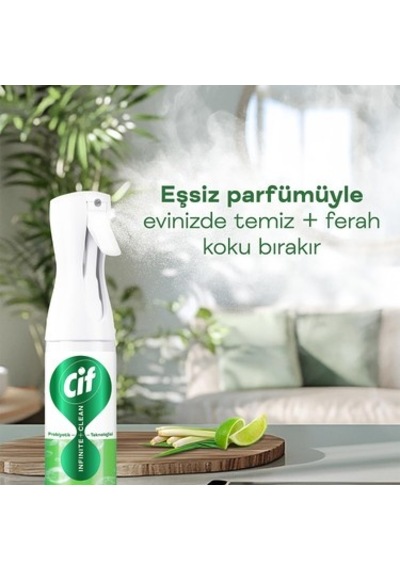 Misket Limonu İle Doğal Probiyotikli Yüzey Temizleyici 508 Yeşil