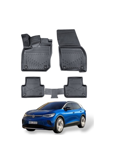Volkswagen Id4 2024- Uyumlu Araca Özel Lüx 4d Paspas