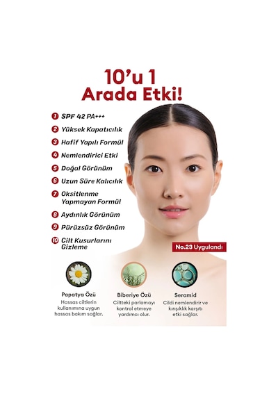 Missha Yoğun Kapatıcılık Sunan Bb Krem M Perfect Cover Bb Cream E 23
