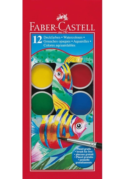 Faber Castell 12 Renk  Suluboya