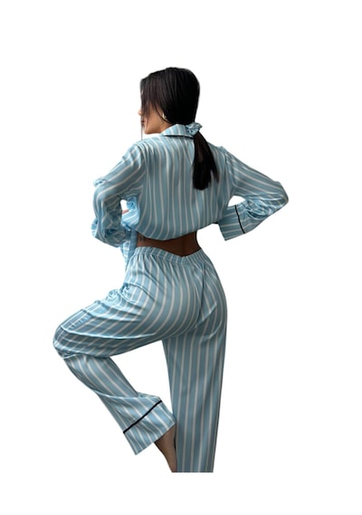 Victoria"s Secret İpeksaten Pijama Takımı Mavi