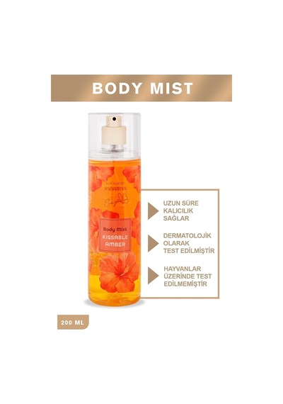 2x Elif Nur Yel Eny Body Mist Kissable Amber & Skirt & Tie Vücut Spreyleri