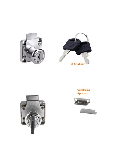 Zhltools Çekmece Ve Dolap Kilidi Kare