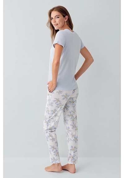 Arnetta 3622-b Bayan Battal Pijama Takım Açık Mavi