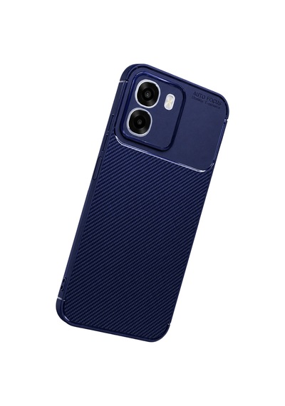 Uryport Oppo Oppo A6t 5g Auto Focus Karbon Kapak - Lacivert