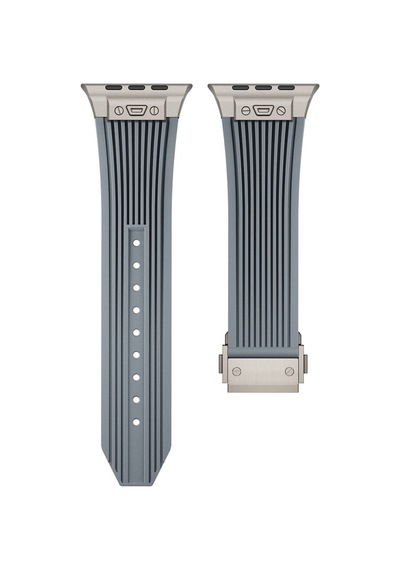 Apple Uyumlu Watch 42mm Zore Krd-113 Spor Görünümlü Silikon Kordon
