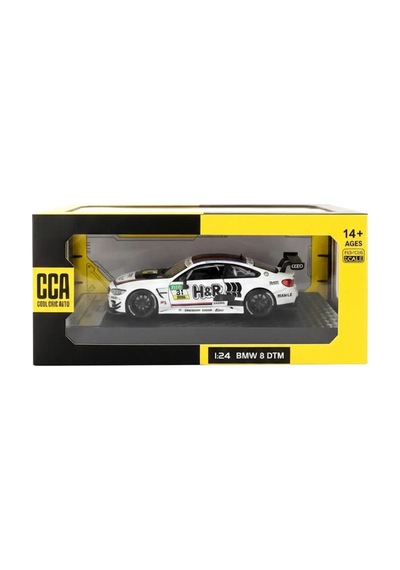 1:24 Ölçek Bmw M4 Dtm Beyaz Diecast Metal Model Araba Açılabilir Kapı Ve Kaput Çok Renkli