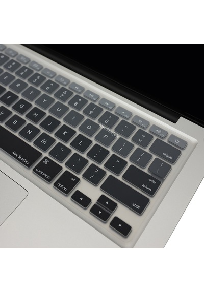Apple Uyumlu MacBook Air Pro Klavye Koruyucu Us-abd İngilizce Ombre Eski Usb'li Model 2008-2017 İle Siyah Gri