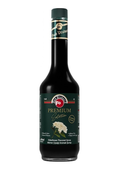Mürver Çiçeği Aromalı Şurup - Premium 700 Ml Diğer