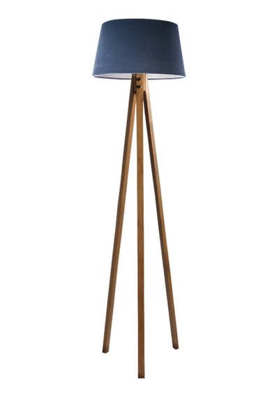 Düz 3 Ayak Tripod Lambader Ahşap Naturel Ağaç Diğer