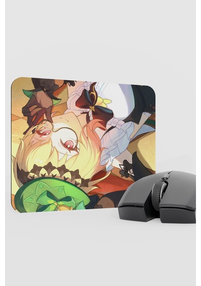 Emilie Genshin Impact Anime Gacha V4 - 22x18 Gaming Mouse Pad Fare Altlığı
