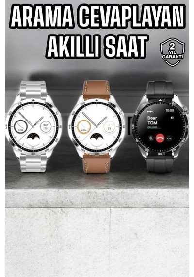 Akıllı Saat Titreşimli Amoled Ekran Uyku Ve Sağlık Takibi Sesli Görüşme