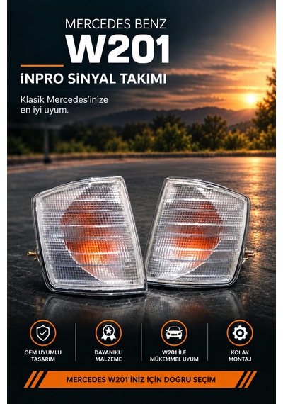 Mercedes W201 Inpro Sinyal Takımı