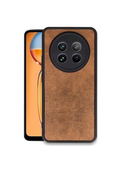 Lb Realme 12 5g Kılıf Aras Deri Kapak - Taba