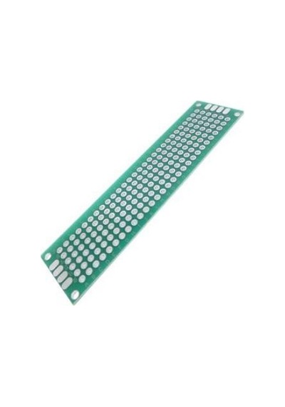 Çift Yüzlü Delikli Plaket 2x8cm Pertinaks