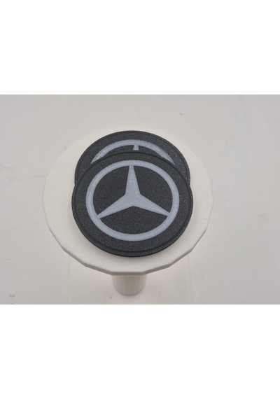 Mercedes Araç Bardaklık Altlığı , Mercedes Şişe Ve Bardak Altlığı, Mercedes Logolu Oto Bardaklık Alt
