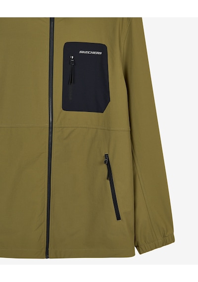 Skechers M Full Zıp Trai Jacket Erkek Haki S2620167-2194