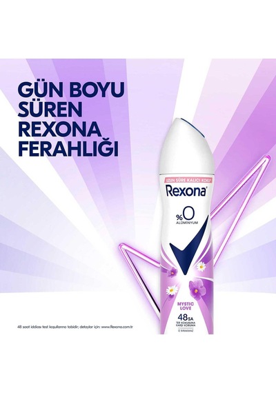 Kadın Sprey Deodorant Mystic Love%0 Alüminyum 150 Ml