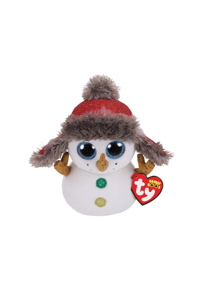 Ty Beani Boos Kardan Adam Peluş 15 Cm Beyaz