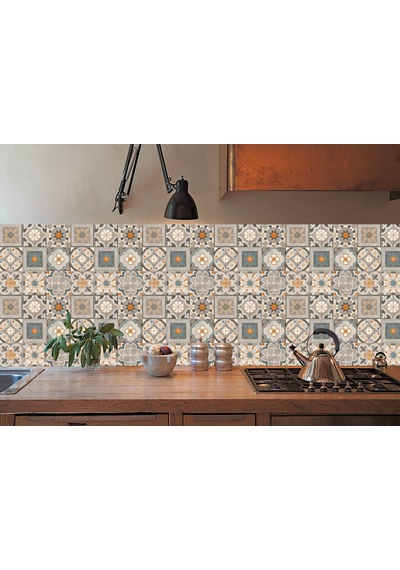 Kendinden Yapışkanlı Fayans Kaplama Pvc Karo Apricot Desen 60x120 Cm 1 Adet 0,72 M2