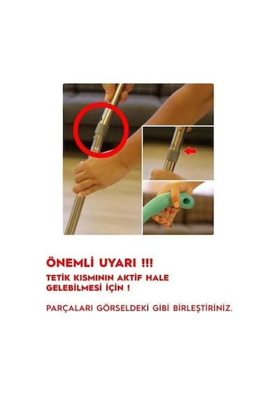 Smarter Shıny Sprey Mop Paspas Temizlik Seti Renkli 2 Li + 2 Yedek Mop Very Peri-yeşil