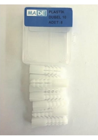 Made Plastik Dubel 8Mm 1 Kutu 12 Adet St-03