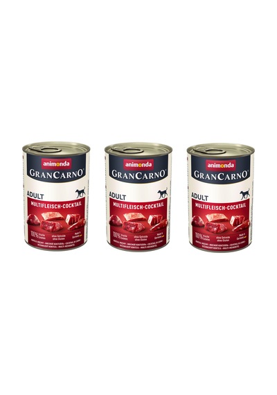 Animonda Gran Carno Karışık Etli Köpek Konserve 400 G X 3 Adet