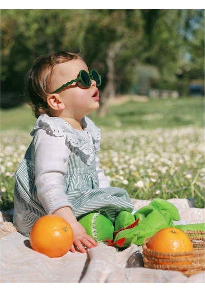 Olivio&co Classic Round Toddler Güneş Gözlüğü - Cactus Green Çok Renkli