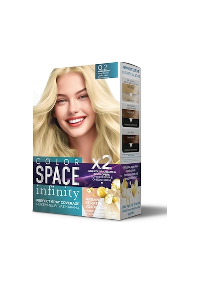 Space Infınıty Set Saç Boyası 0.2 Bebek Sarısı