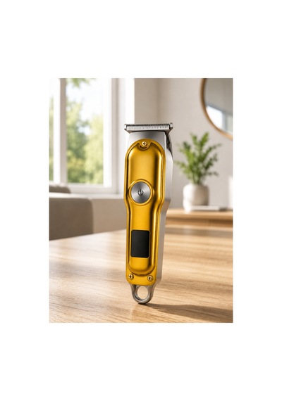 Şarjlı Saç Sakal Kesme Makinesi 1 2 3 Mm Taraklı T Tipi Bıçaklı Kablolu