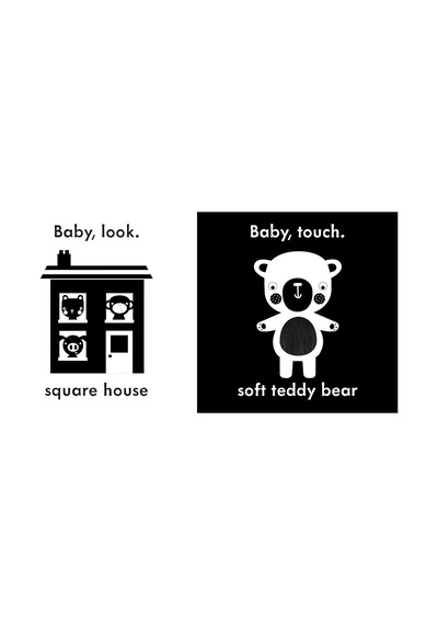 Baby Touch: My First Book: A Black-and-white Cloth Book