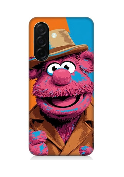 Samsung Galaxy A56 Uyumlu Pembe Kukla  Desenli Silikon Kılıf